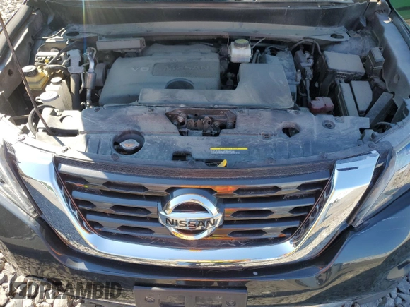 2018 Nissan Pathfinder Platinum with VIN 5N1DR2MM2JC677627, listed as a Copart auction lot 69255764 with 49,562 mi miles and Salvage title. Bid and sale history available at DreamBid. Image 12.