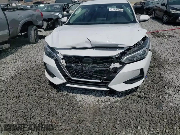 2022 Nissan Sentra SV with VIN 3N1AB8CV6NY235328, listed as a Copart auction lot 53726225 with 59,390 mi miles and Salvage Title. Bid and sale history available at carsss.com. Image 13.