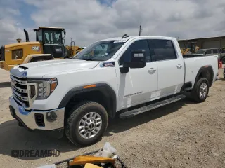 2023 GMC Sierra 2500HD SLE z VIN 1GT49MEY7PF199276, wystawiony jako Copart lot #69317954 z przebiegiem 70 953 mil mil oraz Szkoda całkowita • Salvage title. Historia ofert i sprzedaży dostępna na DreamBid. Obrazek 1.