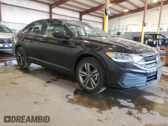 2024 Volkswagen Jetta SE with VIN 3VWEM7BU7RM047598, listed as a Copart auction lot 62073545 with 18,603 mi miles and Salvage title. Bid and sale history available at DreamBid. Image 4.