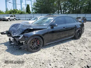 2017 Audi A4 Premium Plus with VIN WAUENAF46HN057810, listed as a Copart auction lot 59391535 with 60,136 mi miles and Salvage title. Bid and sale history available at DreamBid. Image 1.