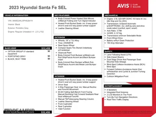 2023 Hyundai Santa Fe SEL with VIN 5NMS24AJ3PH628419, listed as a Copart auction lot 50323705 with 25,274 mi miles and Non Repairable. Bid and sale history available at carsss.com. Image 13.