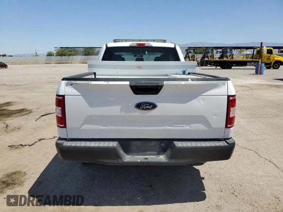 2018 Ford F-150 XL with VIN 1FTEX1CB1JKC58165, listed as a Copart auction lot 61529075 with 105,771 mi miles and Salvage title. Bid and sale history available at DreamBid. Image 6.