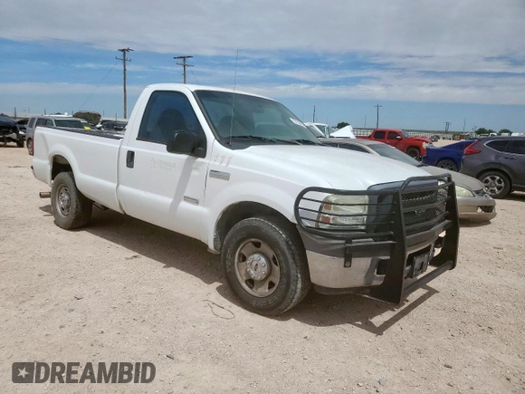 2005 Ford F-250 XL with VIN 1FTSF20P65EB37695, listed as a Copart auction lot 55752885 with 238,436 mi miles and Clean title. Bid and sale history available at DreamBid. Image 4.