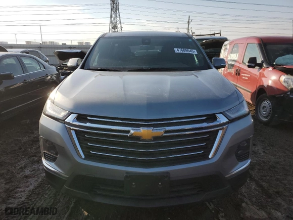 2023 Chevrolet Traverse LT Cloth with VIN 1GNEVGKW6PJ255765, listed as a Copart auction lot 47609645 with 13,670 mi miles and Salvage Title. Bid and sale history available at carsss.com. Image 5.
