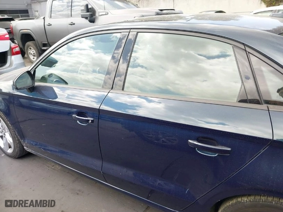 2018 Audi A3 Sedan Premium with VIN WAUAUGFF7J1051629, listed as a IAAI auction lot 41885251 with 86,606 mi miles. Bid and sale history available at carsss.com. Image 15.