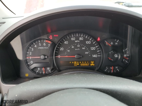 2007 Nissan Titan LE with VIN 1N6BA07B87N235897, listed as a Copart auction lot 44000795 with 188,882 mi miles and Salvage Title. Bid and sale history available at carsss.com. Image 9.