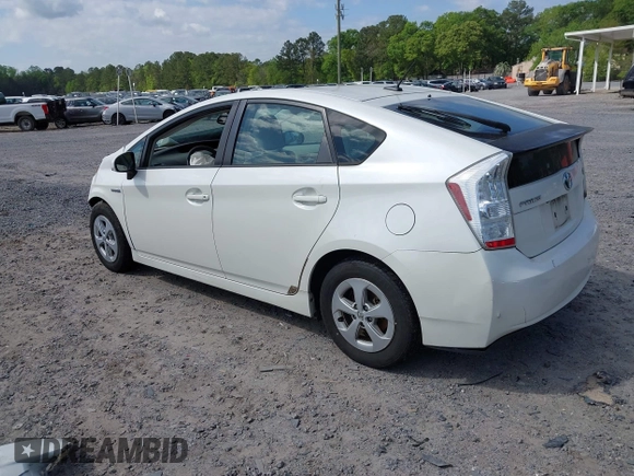 2010 Toyota Prius II with VIN JTDKN3DU9A0020208, listed as a IAAI auction lot 42006584 with 160,450 mi miles. Bid and sale history available at carsss.com. Image 3.