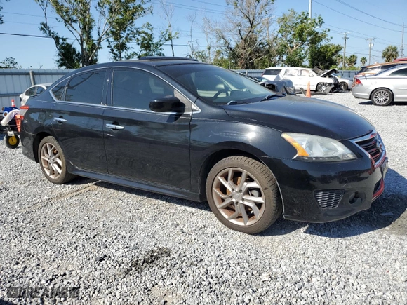 2014 Nissan Sentra S with VIN 3N1AB7AP7EL634518, listed as a Copart auction lot 53631555 with 129,186 mi miles and Clean Title. Bid and sale history available at carsss.com. Image 4.