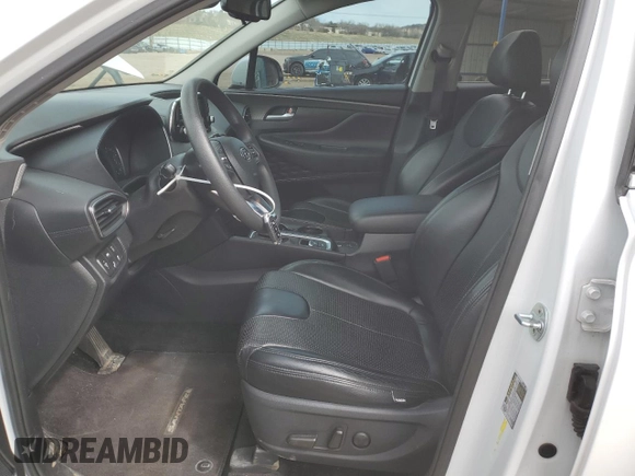 2020 Hyundai Santa Fe SEL with VIN 5NMS3CAD1LH246529, listed as a Copart auction lot 50032415 with 56,412 mi miles and Salvage Title. Bid and sale history available at carsss.com. Image 7.