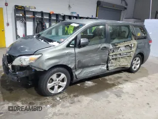2012 Toyota Sienna with VIN 5TDKA3DC0CS010900, listed as a Copart auction lot 43432715 with 135,395 mi miles and Salvage Title. Bid and sale history available at DreamBid. Image 1.