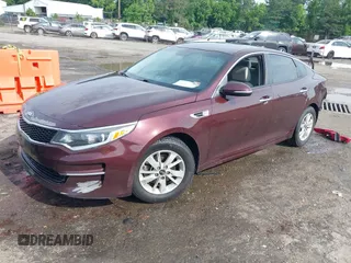 2017 Kia Optima LX with VIN 5XXGT4L35HG166074, listed as a IAAI auction lot 42453729 with 105,999 mi miles and . Bid and sale history available at DreamBid. Image 18.