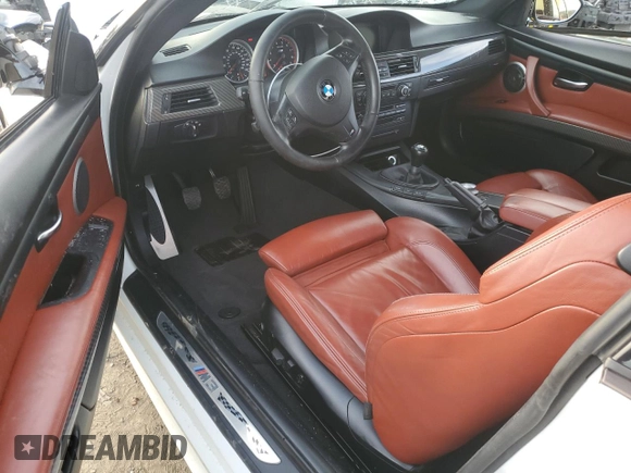 2008 BMW 3 Series M3 with VIN WBSWD93548PY40093, listed as a Copart auction lot 41657755 with 141,015 mi miles and Salvage title. Bid and sale history available at DreamBid. Image 8.