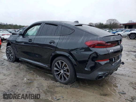 2022 BMW X6 xDrive40i with VIN 5UXCY6C01N9L53286, listed as a Copart auction lot 85007194 with 0 mi miles and Salvage Title. Bid and sale history available at carsss.com. Image 2.