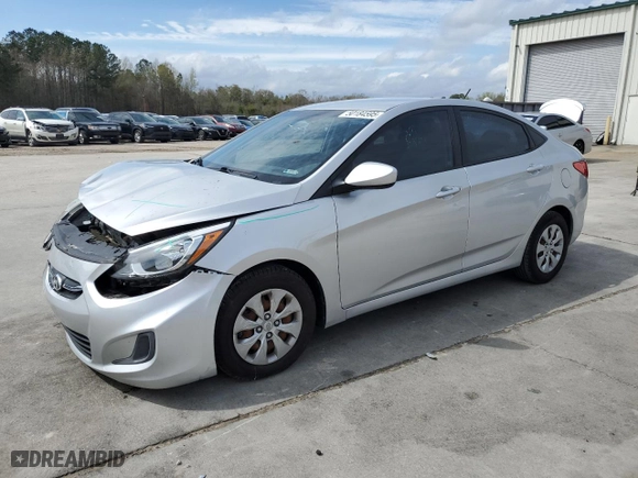 2016 Hyundai Accent SE with VIN KMHCT4AE8GU983076, listed as a Copart auction lot 50184595 with 90,658 mi miles and Salvage Title. Bid and sale history available at carsss.com. Image 1.