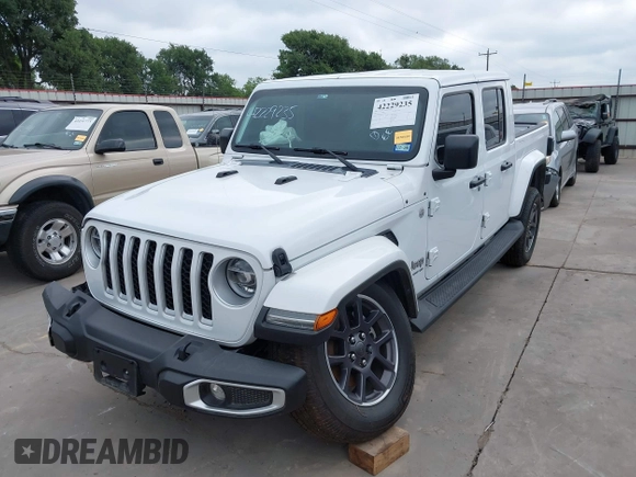 2021 Jeep Gladiator High Altitude with VIN 1C6HJTFG8ML551570, listed as a IAAI auction lot 42229235 with 56,959 mi miles and . Bid and sale history available at DreamBid. Image 20.