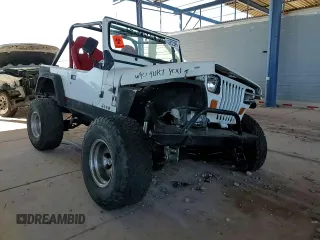 1988 Jeep Wrangler with VIN 2BCCZ8116JB540866, listed as a Copart auction lot 43832395 with 136,243 mi miles and Salvage Title. Bid and sale history available at carsss.com. Image 11.