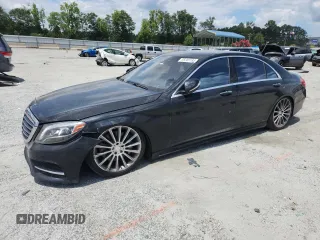 2015 Mercedes-Benz S 550 with VIN WDDUG8CBXFA103475, listed as a Copart auction lot 65389185 with 156,642 mi miles and Clean title. Bid and sale history available at DreamBid. Image 1.