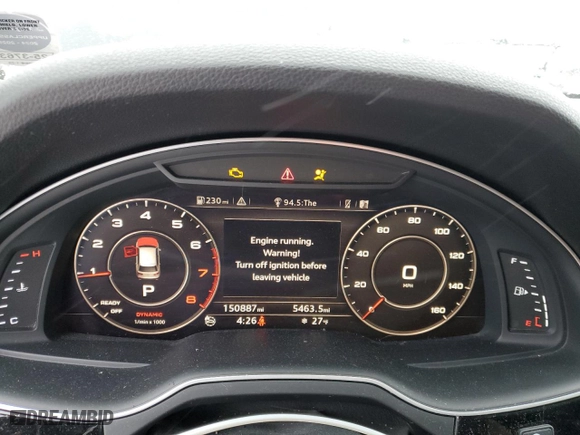 2017 Audi Q7 Prestige with VIN WA1VAAF72HD043251, listed as a Copart auction lot 44556555 with 150887 miles and Clean Title. Bid and sale history available at carsss.com. Image 9.