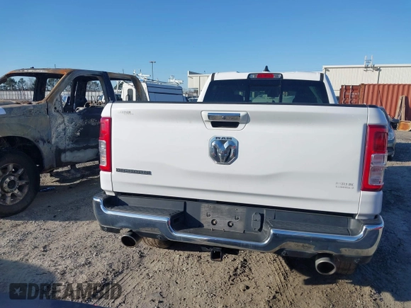 2020 Ram 1500 Big Horn with VIN 1C6RREBT8LN277897, listed as a IAAI auction lot 41351006 with 50,155 mi miles. Bid and sale history available at carsss.com. Image 16.