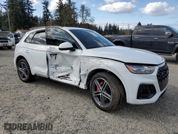 2024 Audi Q5 S line Premium Plus with VIN WA1E2AFY6R2062596, listed as a Copart auction lot 54018255 with Not provided miles and Salvage title. Bid and sale history available at DreamBid. Image 4.