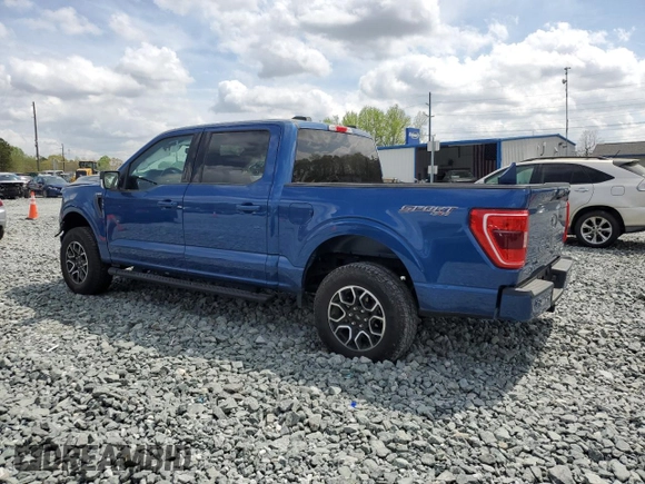 2022 Ford F-150 XL with VIN 1FTFW1E82NFB84178, listed as a Copart auction lot 52036065 with 18,382 mi miles and Salvage Title. Bid and sale history available at DreamBid. Image 2.