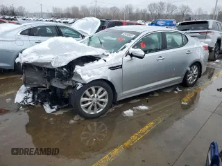 2015 Kia Optima EX with VIN 5XXGN4A71FG433773, listed as a Copart auction lot 43358985 with 53,262 mi miles and Salvage Title. Bid and sale history available at carsss.com. Image 1.