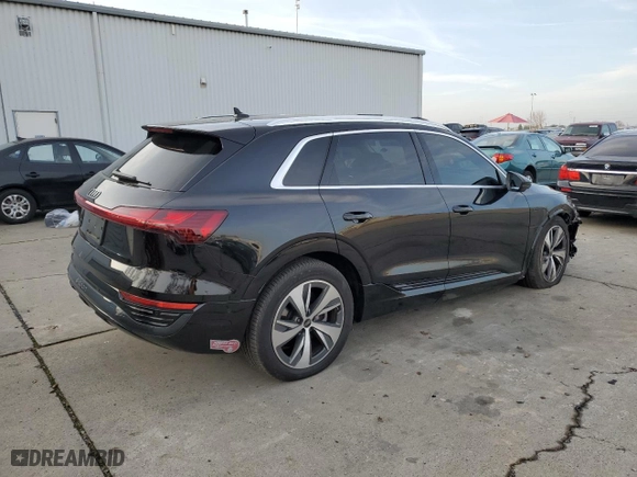 2024 Audi Q8 e-tron Premium Plus with VIN WA15AAGE6RB006178, listed as a Copart auction lot 85294734 with 16,788 mi miles and Salvage Title. Bid and sale history available at carsss.com. Image 3.