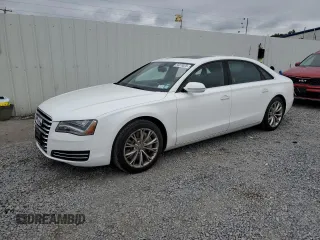 2012 Audi A8 z VIN WAURVAFD0CN012081, wystawiony jako Copart lot #64370025 z przebiegiem 45 174 mil mil oraz Szkoda całkowita • Salvage title. Historia ofert i sprzedaży dostępna na DreamBid. Obrazek 1.