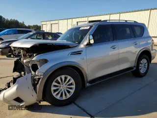2017 Nissan Armada SV with VIN JN8AY2ND8H9008069, listed as a Copart auction lot 80265754 with 137,009 mi miles and Salvage Title. Bid and sale history available at carsss.com. Image 1.