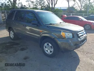 2006 Honda Pilot LX with VIN 5FNYF28156B040336, listed as a IAAI auction lot 42223190 with 158,686 mi miles and . Bid and sale history available at DreamBid. Image 1.