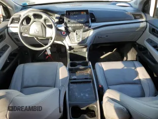 2023 Honda Odyssey EX-L with VIN 5FNRL6H65PB034599, listed as a Copart auction lot 44299035 with 22,817 mi miles and Salvage Title. Bid and sale history available at carsss.com. Image 8.