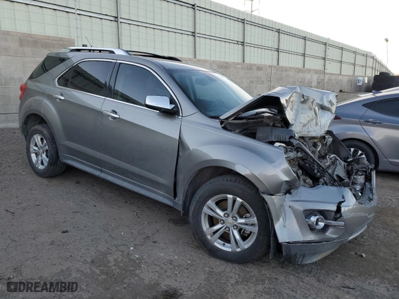 2012 Chevrolet Equinox LTZ with VIN 2GNFLFE51C6295573, listed as a Copart auction lot 46950795 with 106,742 mi miles and Salvage Title. Bid and sale history available at carsss.com. Image 4.
