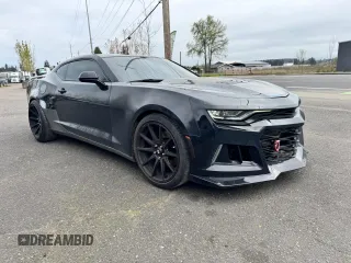 2019 Chevrolet Camaro 1SS with VIN 1G1FE1R76K0151129, listed as a Copart auction lot 53760815 with 41,111 mi miles and Salvage Title. Bid and sale history available at carsss.com. Image 1.