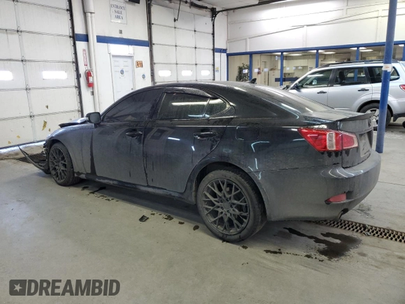 2013 Lexus IS 250 with VIN JTHBF5C20D5186440, listed as a Copart auction lot 48258995 with 142,054 mi miles and Salvage Title. Bid and sale history available at DreamBid. Image 2.