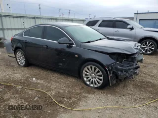 2011 Buick Regal CXL Turbo TO2 z VIN W04GW5EV7B1126085, wystawiony jako Copart lot #50434575 z przebiegiem 75 427 mil mil oraz Szkoda całkowita • Salvage title. Historia ofert i sprzedaży dostępna na DreamBid. Obrazek 4.