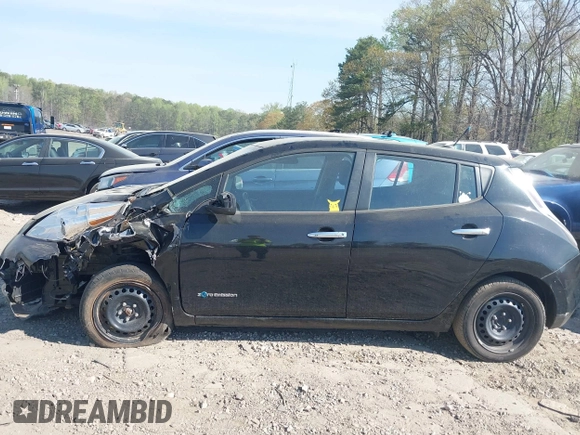 2014 Nissan LEAF SL with VIN 1N4AZ0CP8EC331536, listed as a IAAI auction lot 41909356 with 66,660 mi miles. Bid and sale history available at carsss.com. Image 14.