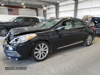 2017 Hyundai Azera Limited with VIN KMHFH4JG6HA590051, listed as a Copart auction lot 53734085 with 101,466 mi miles and Salvage Title. Bid and sale history available at carsss.com. Image 1.
