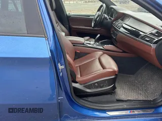 2013 BMW X6 M with VIN 5YMGZ0C57DLL29849, listed as a Copart auction lot 53517205 with 117,400 mi miles and Clean Title. Bid and sale history available at carsss.com. Image 5.