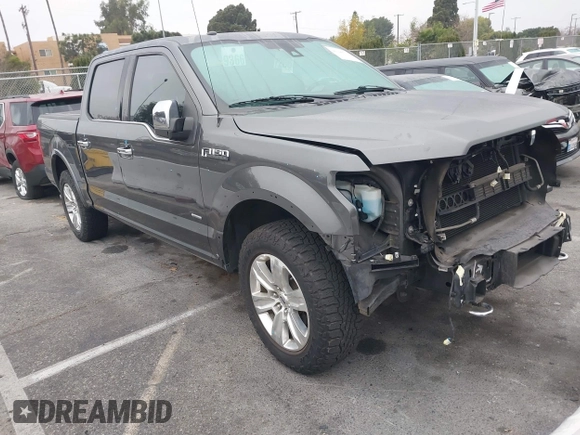 2017 Ford F-150 XL with VIN 1FTEW1EG0HFC20814, listed as a IAAI auction lot 41140772 with 74,651 mi miles. Bid and sale history available at carsss.com. Image 1.