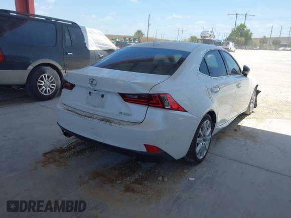 2015 Lexus IS 250 with VIN JTHBF1D26F5047715, listed as a IAAI auction lot 42123104 with 176,827 mi miles. Bid and sale history available at carsss.com. Image 4.