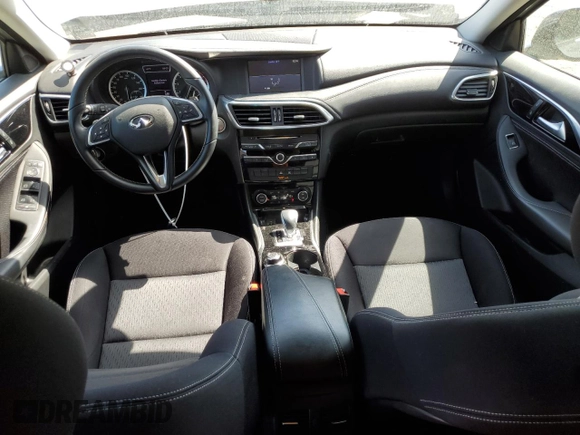 2018 Infiniti QX30 Luxury with VIN SJKCH5CP8JA049208, listed as a Copart auction lot 54795885 with 46,993 mi miles and Salvage title. Bid and sale history available at DreamBid. Image 8.