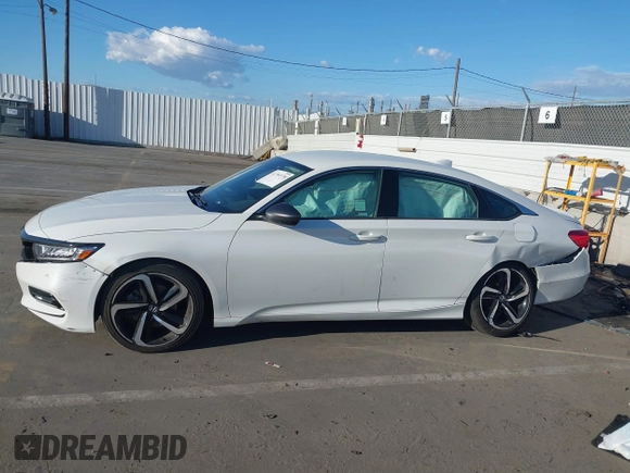 2019 Honda Accord Sport with VIN 1HGCV1F37KA093412, listed as a IAAI auction lot 41755370 with 83,082 mi miles and . Bid and sale history available at DreamBid. Image 14.