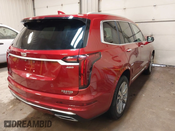 2024 Cadillac XT6 AWD Premium Luxury with VIN 1GYKPDRS0RZ731868, listed as a IAAI auction lot 41563774 with 6,612 mi miles. Bid and sale history available at carsss.com. Image 4.
