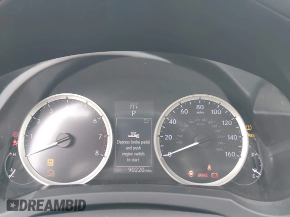 2015 Lexus IS 250 with VIN JTHBF1D26F5048136, listed as a IAAI auction lot 42575754 with 90,220 mi miles and . Bid and sale history available at DreamBid. Image 7.