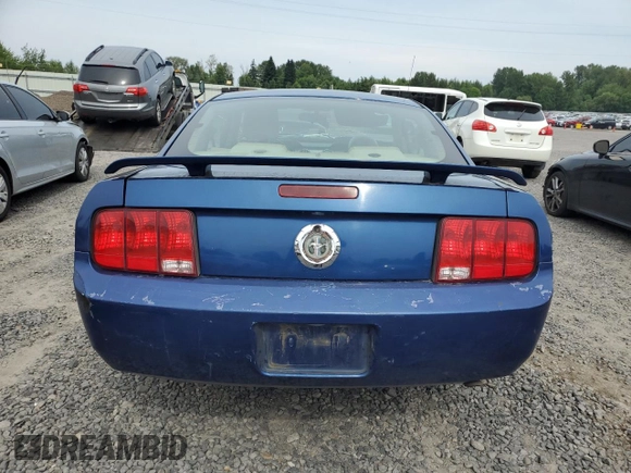 2006 Ford Mustang Standard with VIN 1ZVFT80N765128238, listed as a Copart auction lot 62232515 with Not provided miles and Clean title. Bid and sale history available at DreamBid. Image 6.