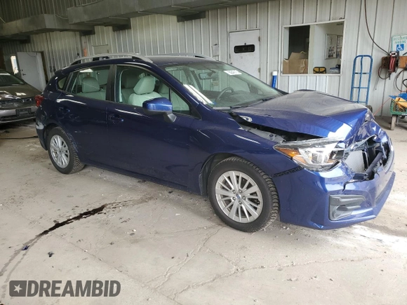 2018 Subaru Impreza Premium z VIN 4S3GTAB64J3712623, wystawiony jako Copart lot #60645115 z przebiegiem 95 626 mil mil oraz Czysty tytuł • Clean title. Historia ofert i sprzedaży dostępna na DreamBid. Obrazek 4.