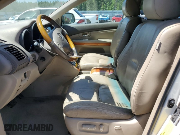 2005 Lexus RX 330 with VIN 2T2GA31U75C022360, listed as a Copart auction lot 57578855 with 196,123 mi miles and Salvage title. Bid and sale history available at DreamBid. Image 7.