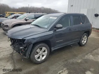 2014 Jeep Compass Sport with VIN 1C4NJDBB8ED593132, listed as a Copart auction lot 51205205 with 79,852 mi miles and Salvage Title. Bid and sale history available at carsss.com. Image 1.