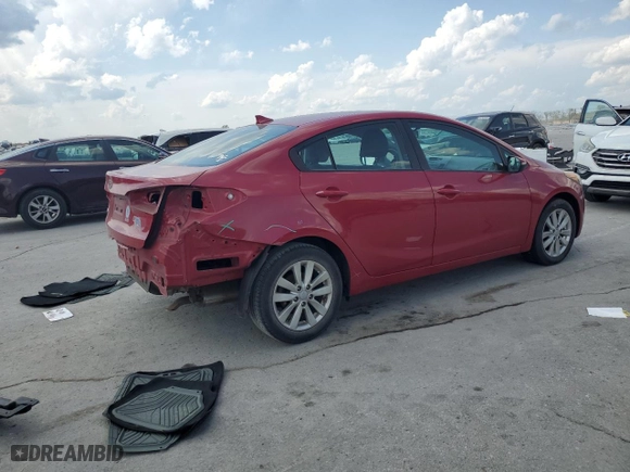 2014 Kia Forte LX with VIN KNAFX4A61E5218150, listed as a Copart auction lot 52137935 with 125,112 mi miles and Salvage Title. Bid and sale history available at carsss.com. Image 3.